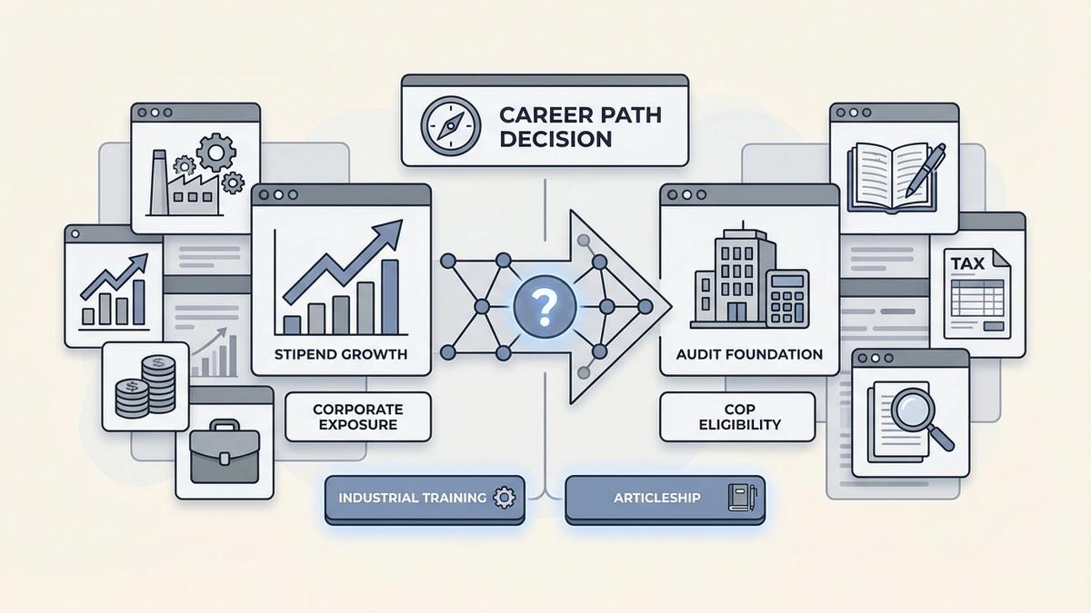 CA Industrial Training vs. Big 4 Articleship: Stipend Reality Check & Career Impact