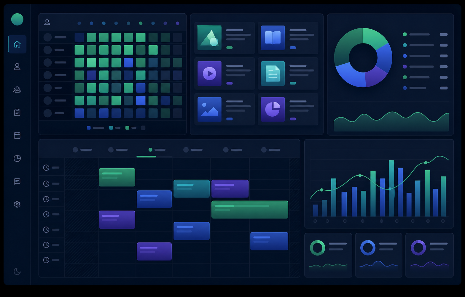 Generic voice and subtitle workflow illustration