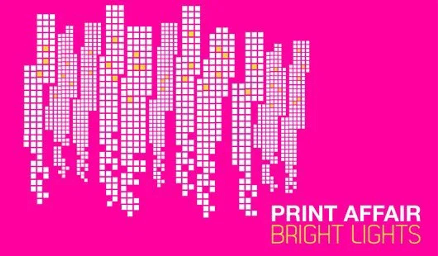 poster for Bright Lights Print Affair