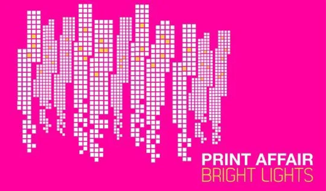 poster for Bright Lights Print Affair