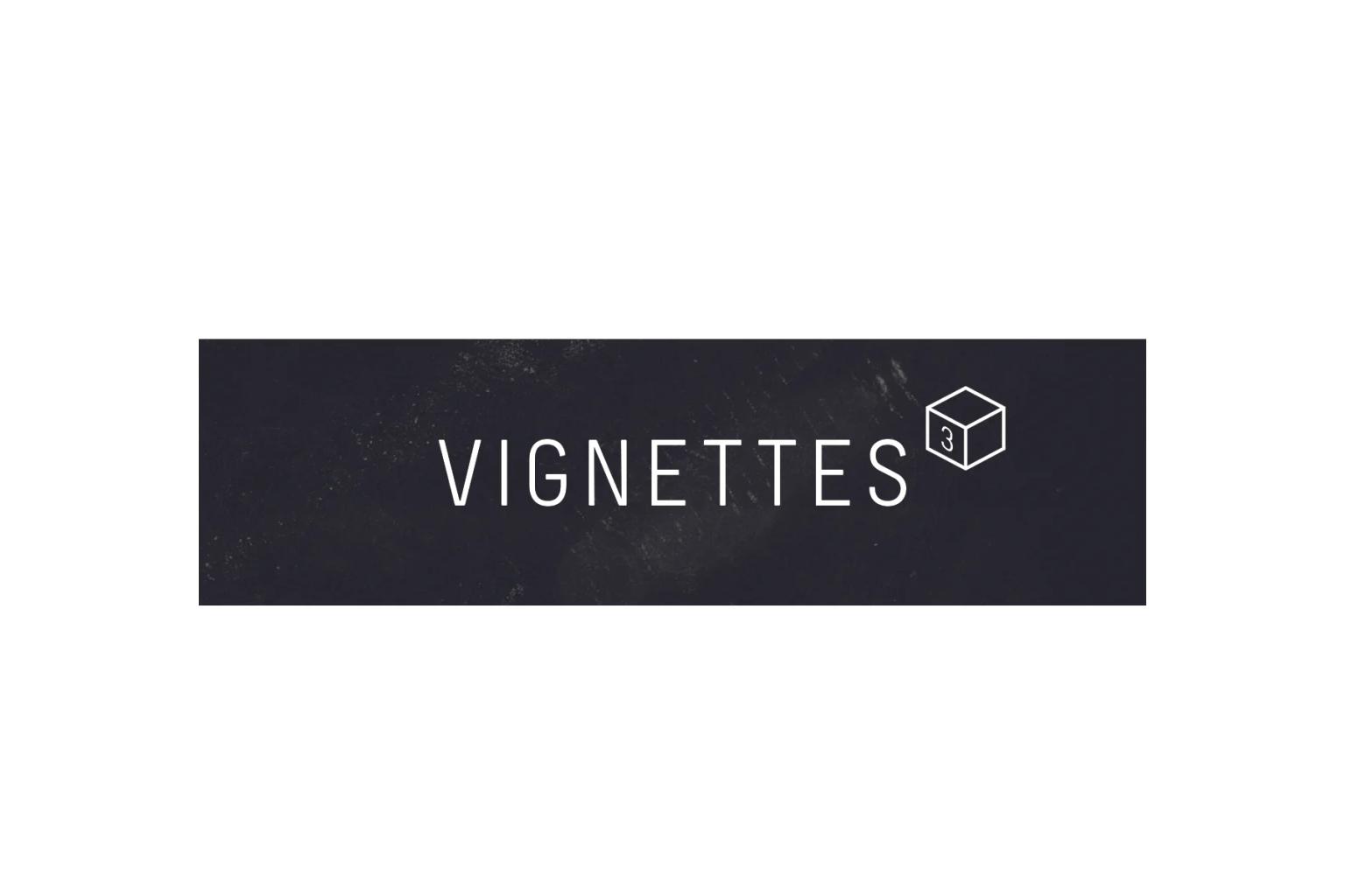 logo for the vignettes project brand