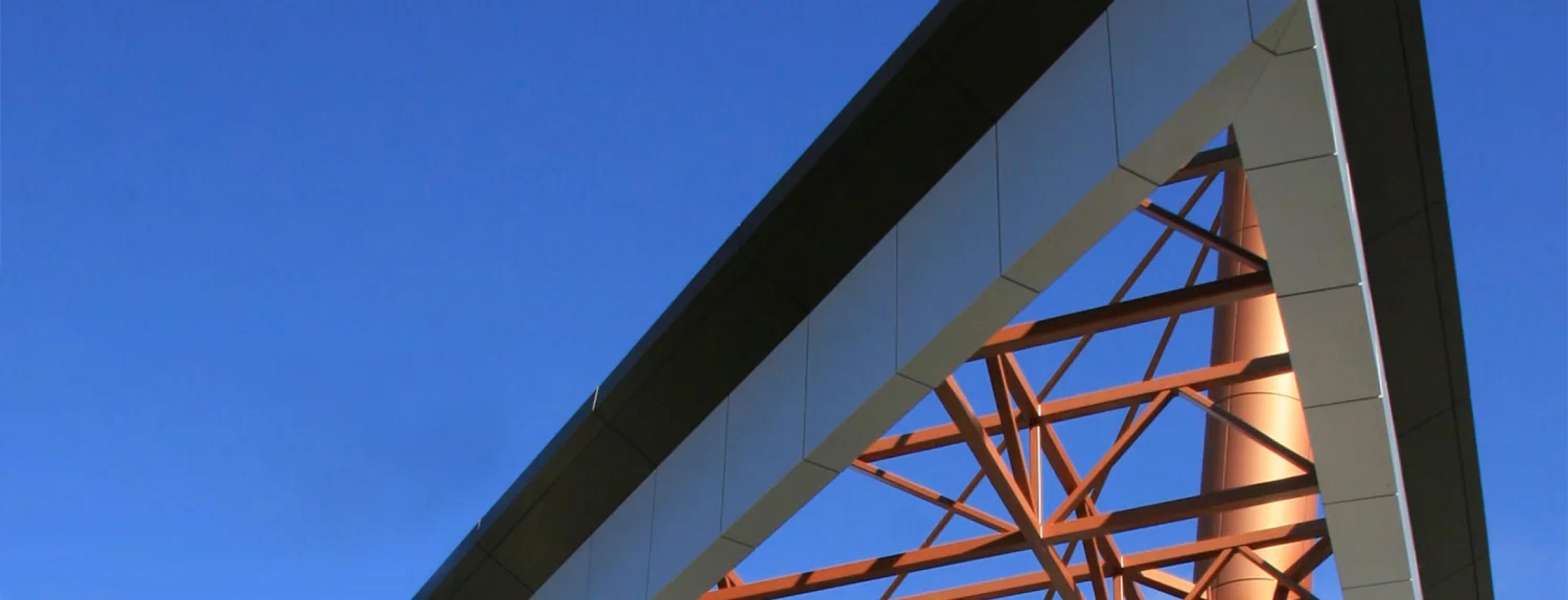 close up of the corner of a building