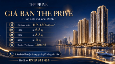 Giá bán The Prive và chính sách bán hàng {{thang_nam}}