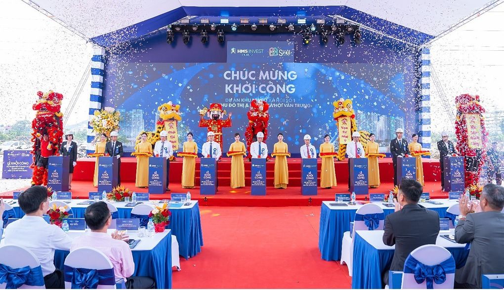 Nghi thức khởi công dự án Soul Center Vân Trung tại Bắc Ninh, bổ sung nguồn cung nhà ở xã hội.