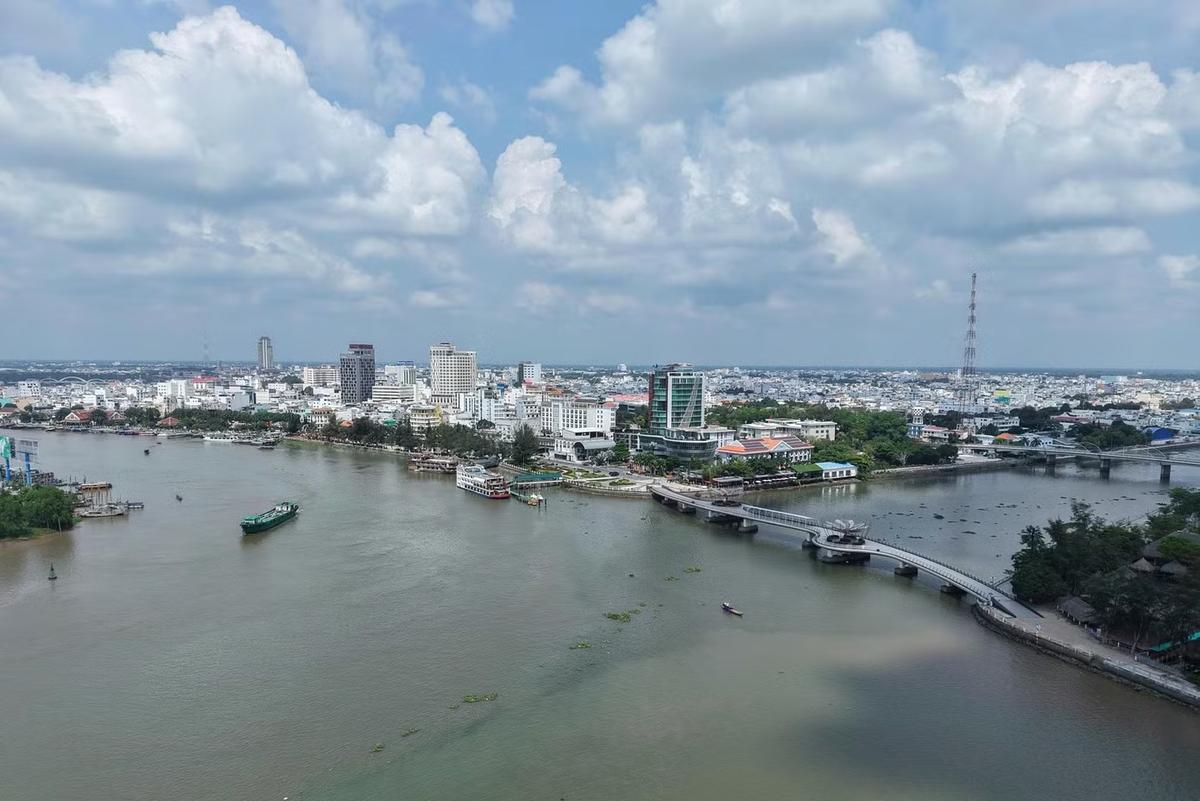 Một góc Ninh Kiều, nơi đặt trung tâm hành chính Cần Thơ hiện nay.