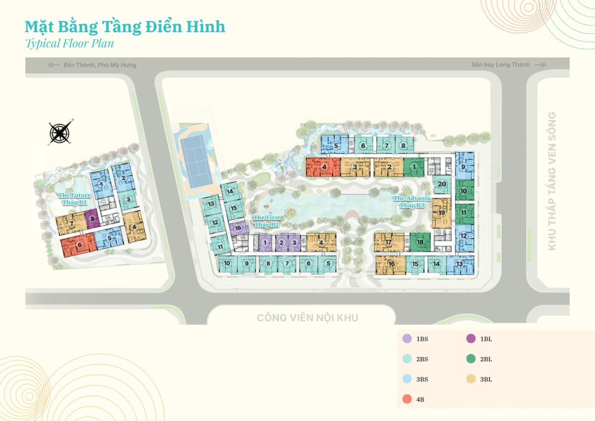 Mặt bằng tầng điển hình