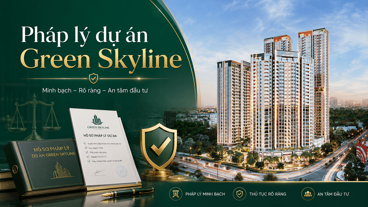 Pháp lý dự án Green Skyline: Nền tảng minh bạch cho an cư và đầu tư