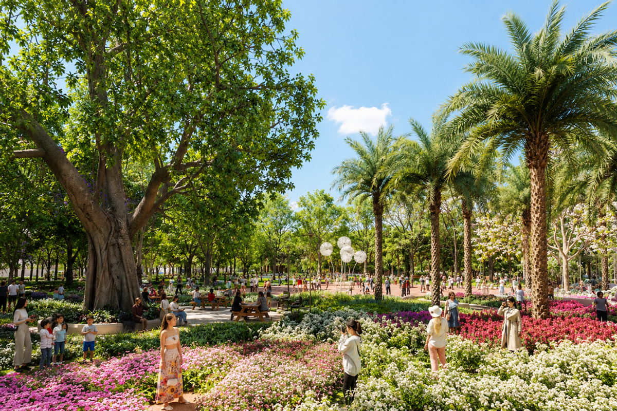 Phối cảnh công viên thể thao tại dự án Symphony 5, Sun Symphony Residence. Ảnh: Sun Property