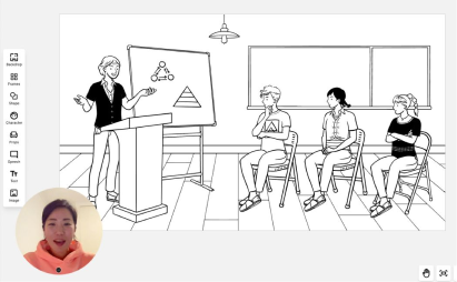 Learn to create a classroom scene