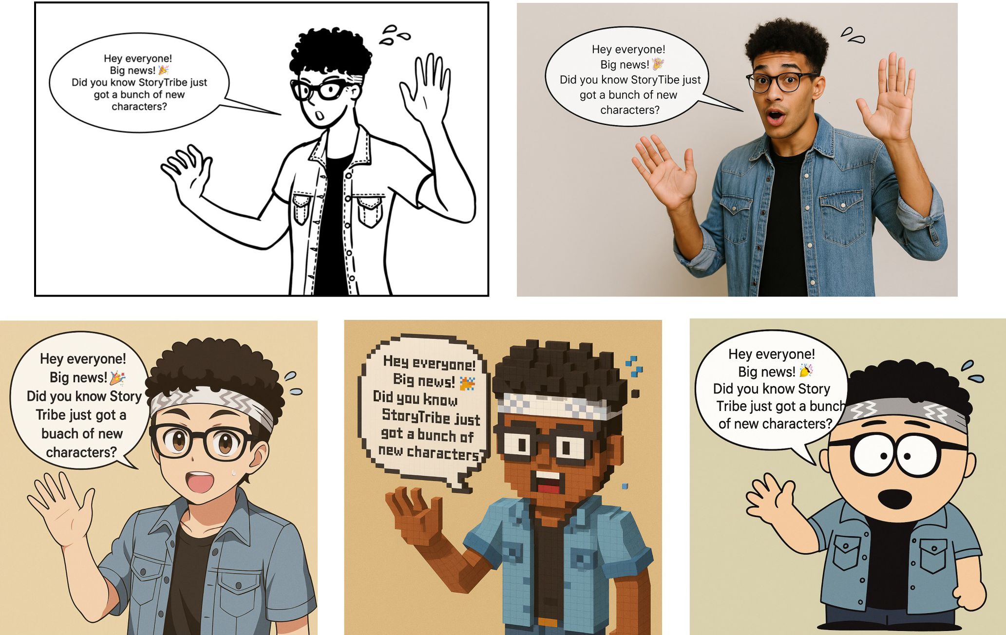 Using AI to style your StoryTribe sketch