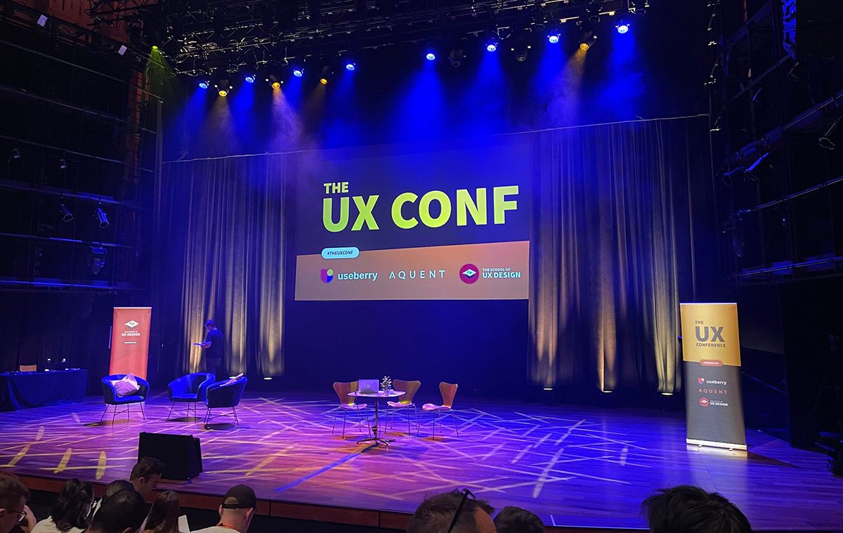 The UX Conference 2023 Stage Shot