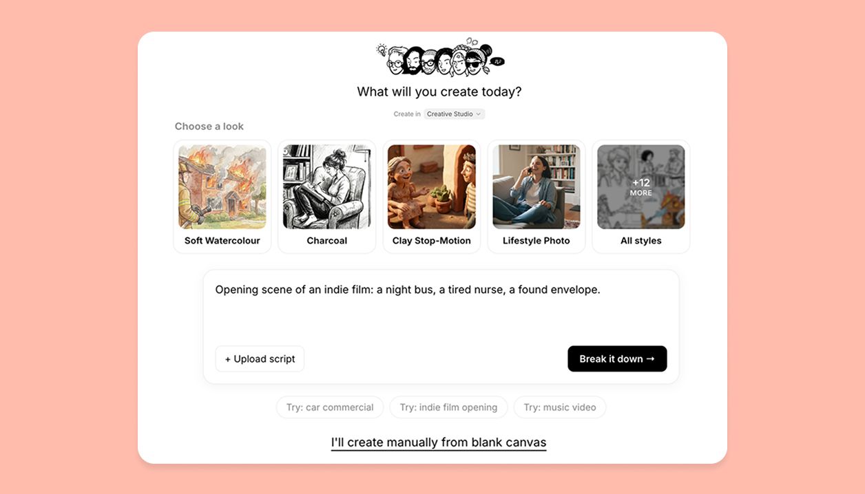 Start a project from an idea