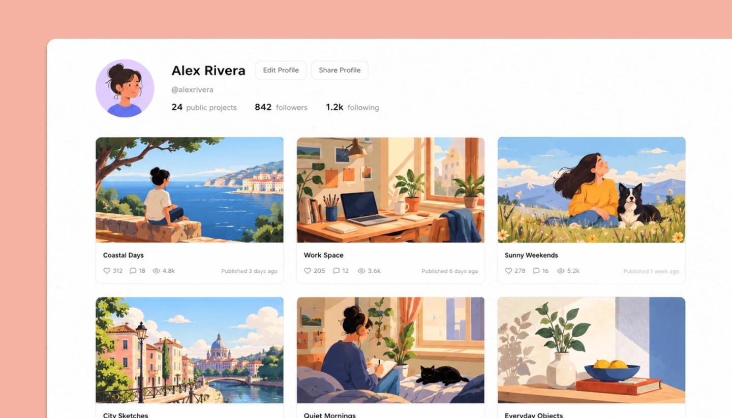 My profile on Storytribe 