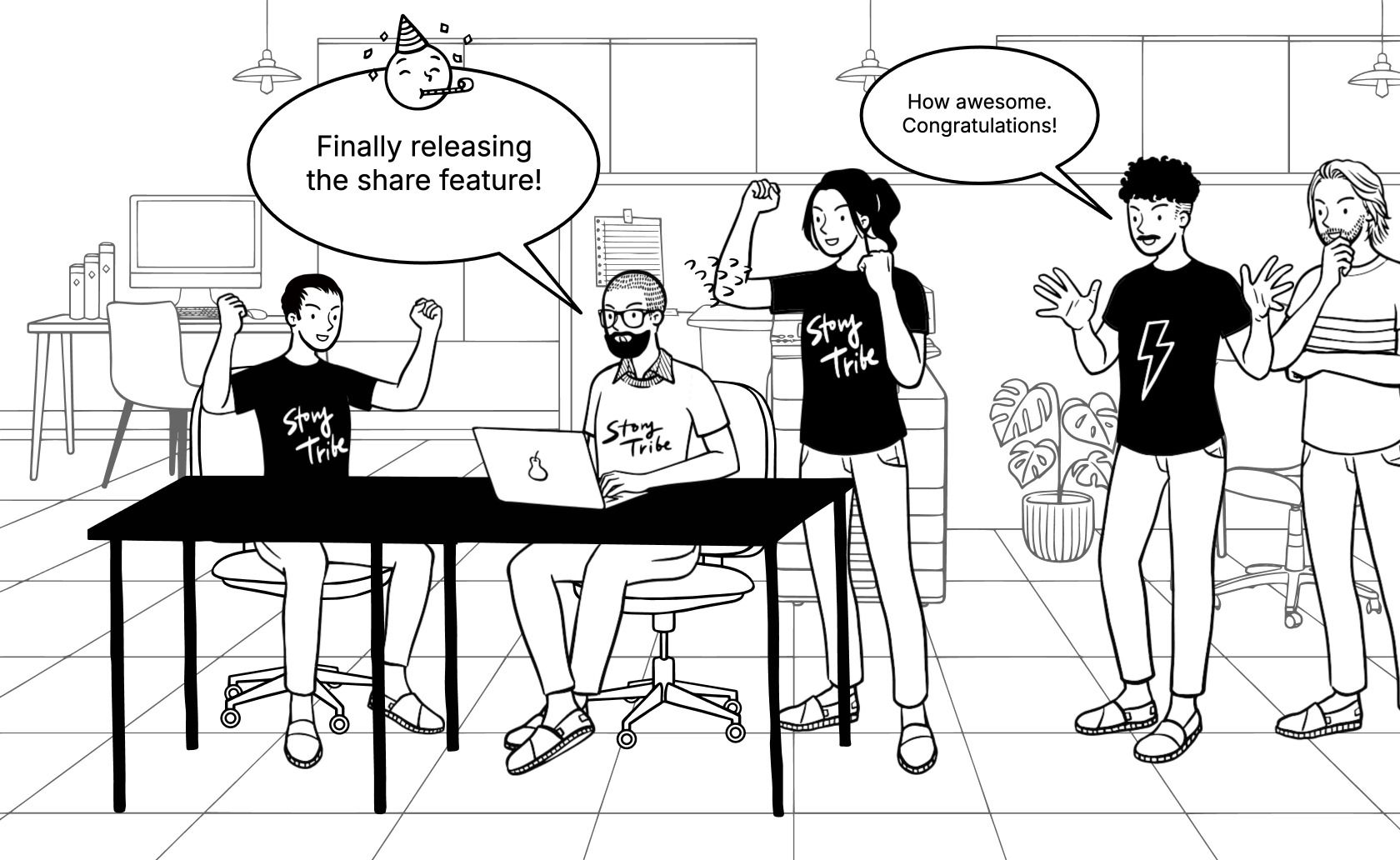 Share feature released