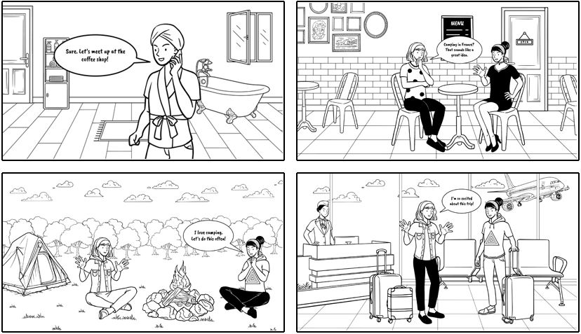 Storyboard made using StoryTribe