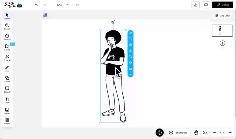 StoryTribe Character Search