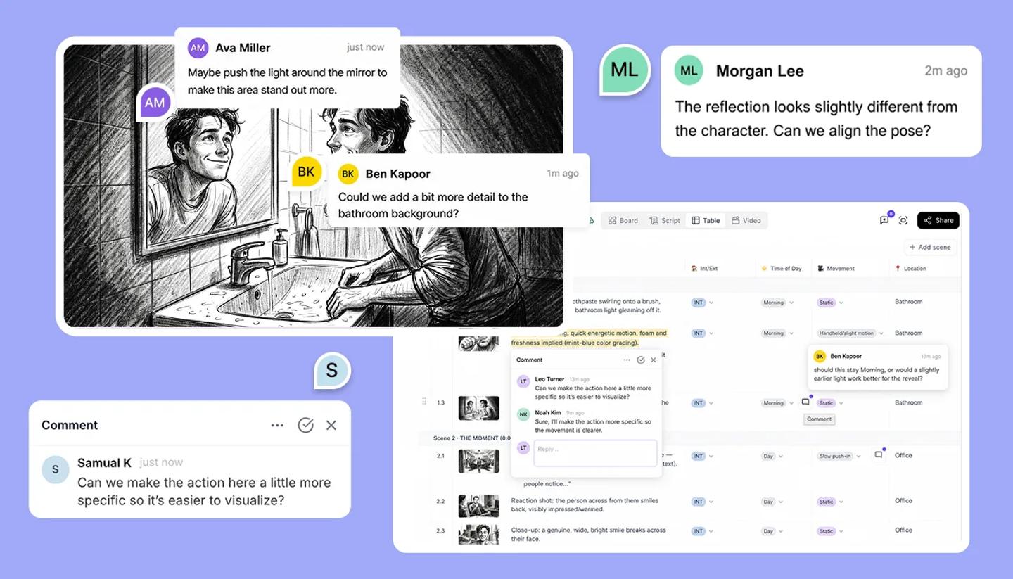 Comments and mentions