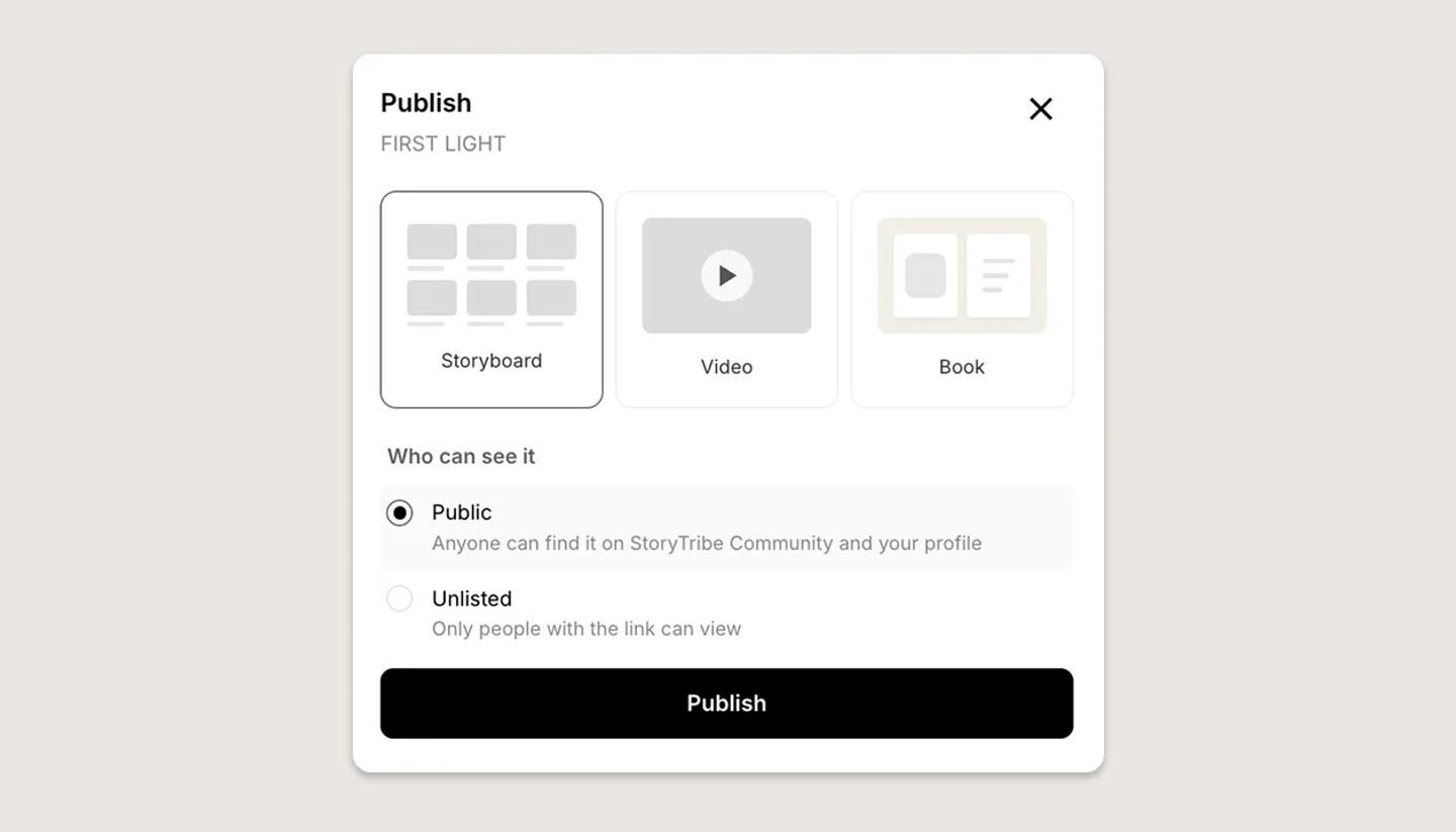 Publishing your project