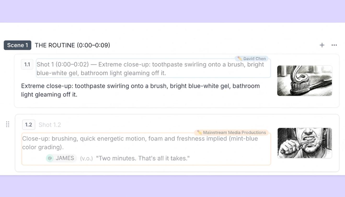 Editing together in real time on workspace projects
