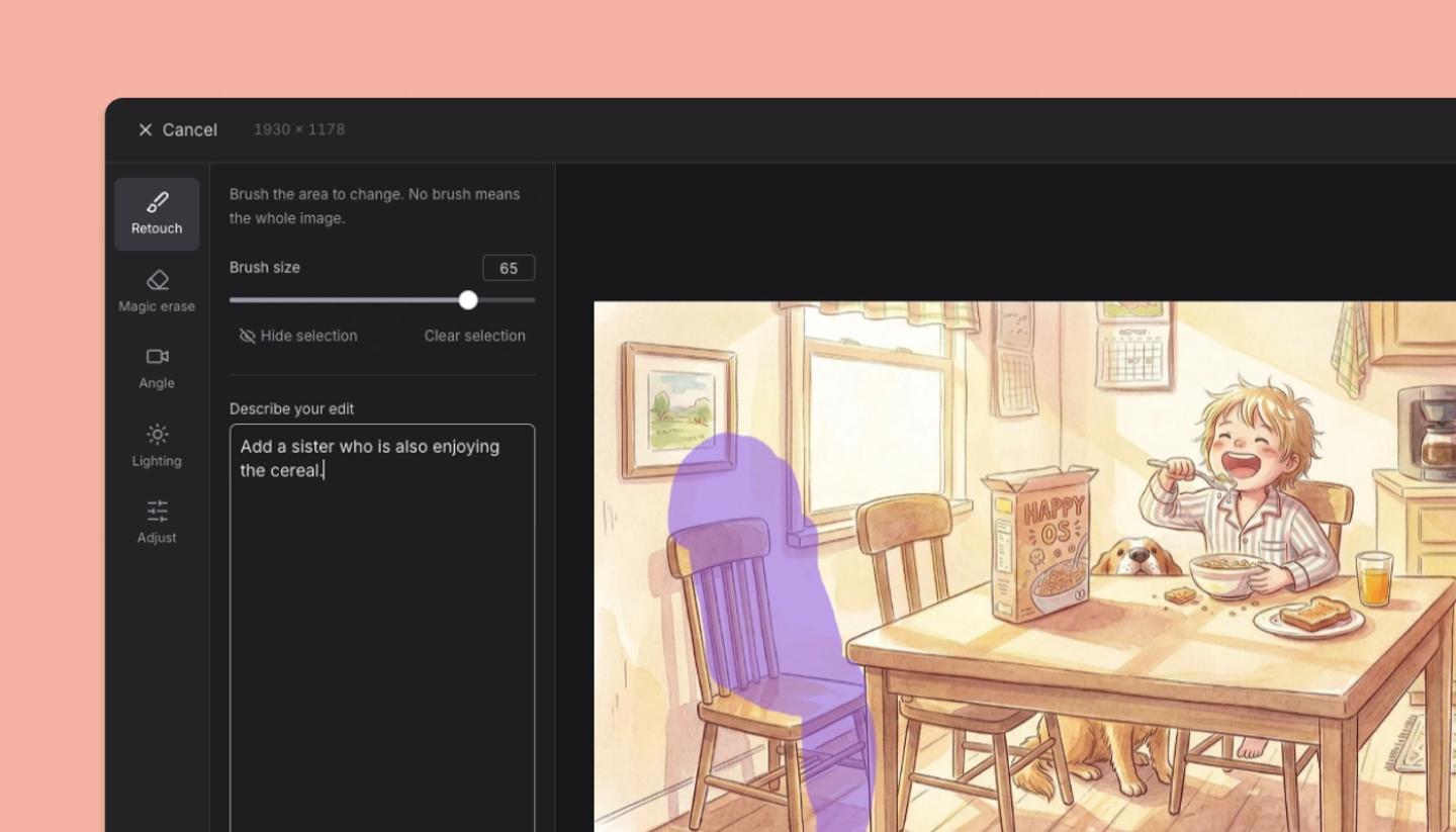 Retouch with AI