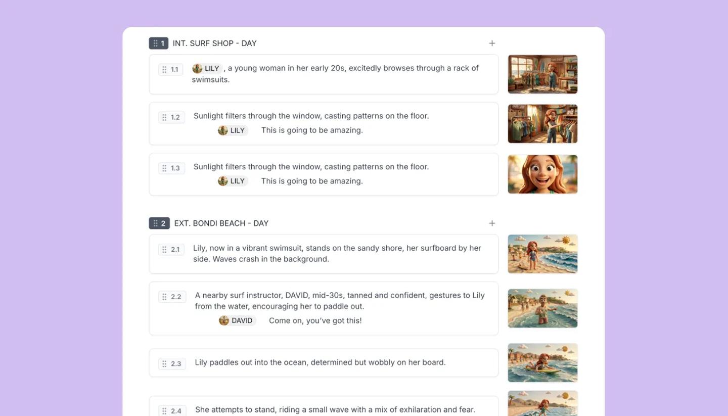 Script editor