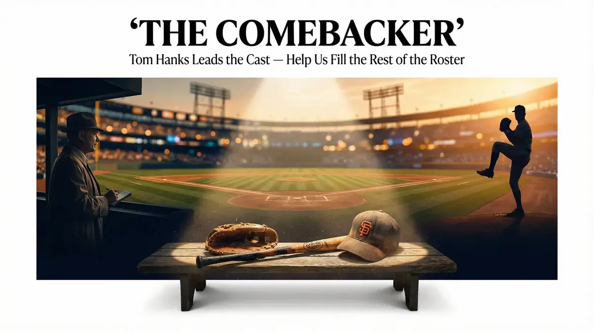 Tom Hanks Leads 'The Comebacker' — Help Us Cast the Rest of the Roster