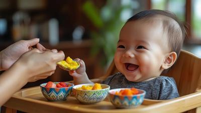 Bayi makan MPASI pertama dengan sendok, panduan MPASI 6 bulan dari dokter anak Bekasi