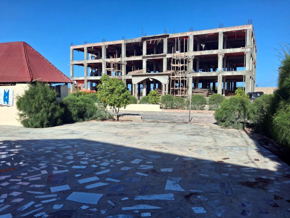 Work on the new three-storey building, 2026.