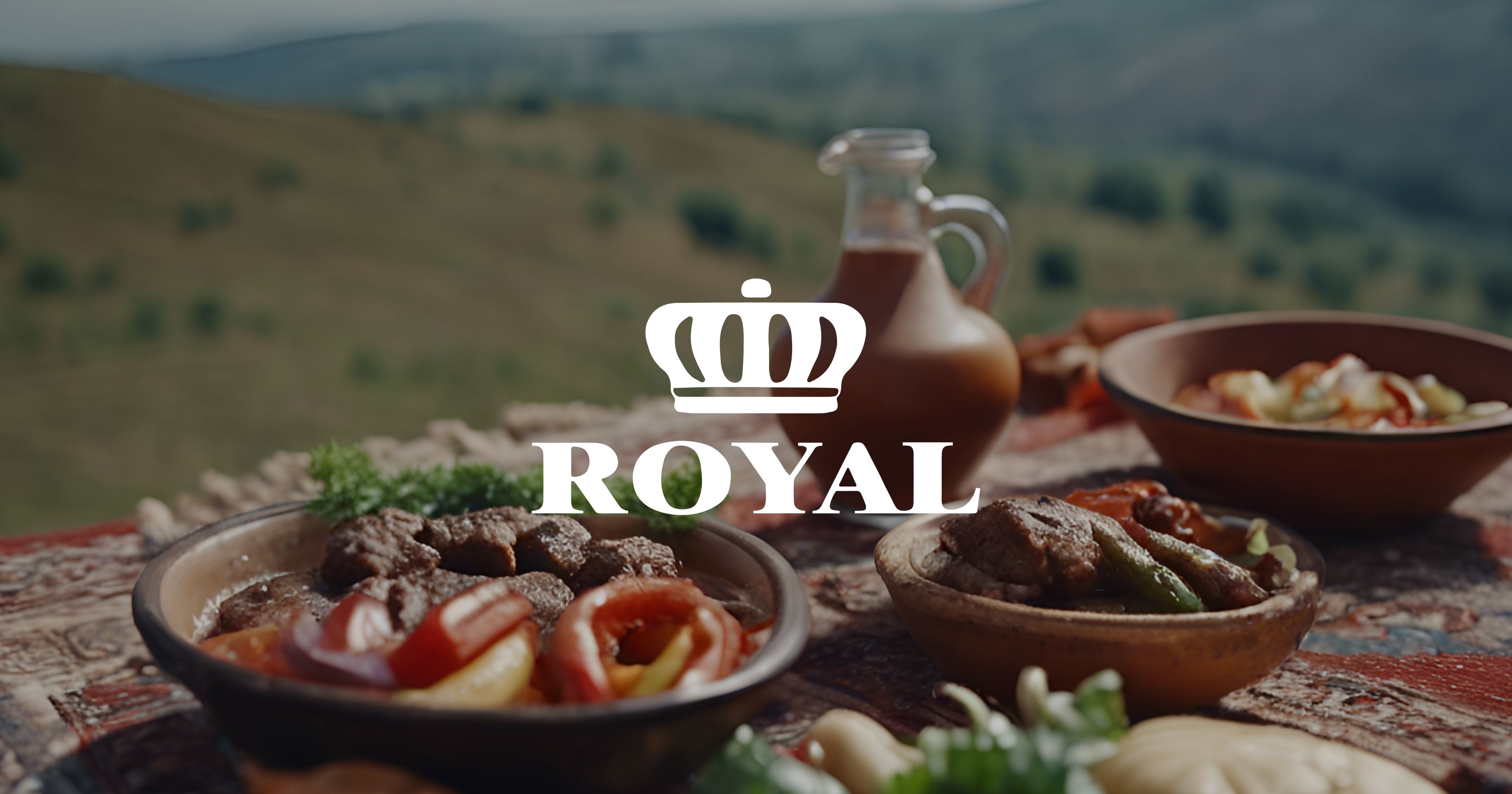 Мясо по-грузински Доставка еды на дом из ресторана Royal. Жмите!