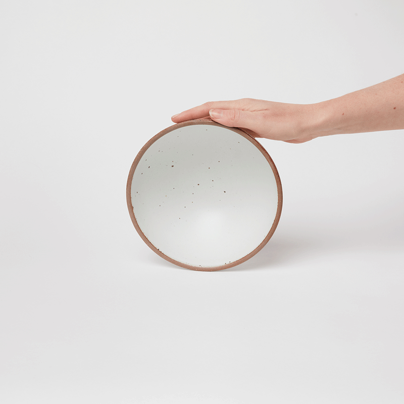 Spinning Soup Bowl in Eggshell