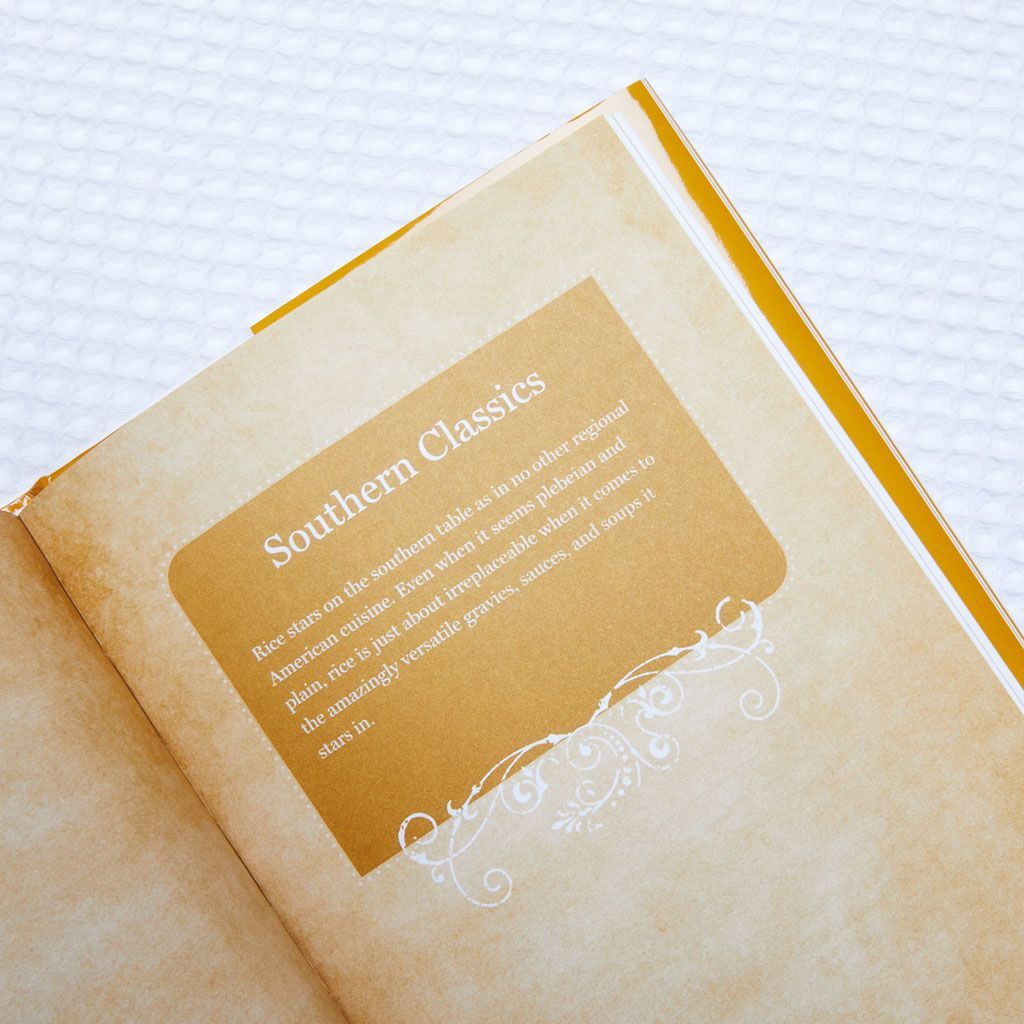 Interior pages shot of RICE the cookbook