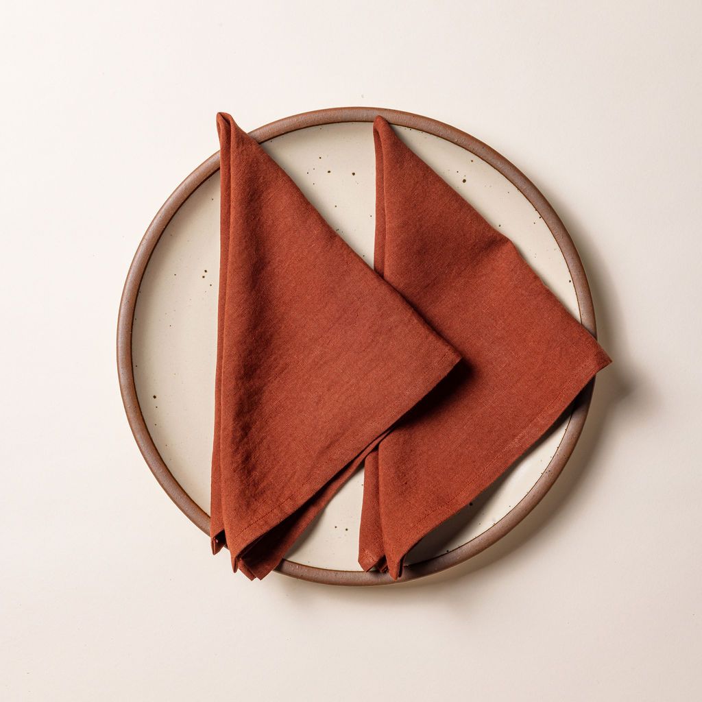 Pair of Sew Co. Linen Napkins