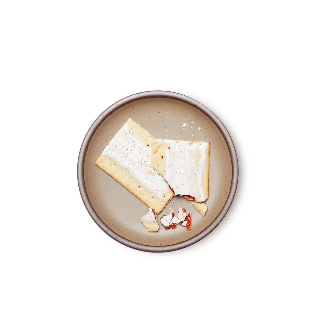 Side Plate in Eggshell with sandwich