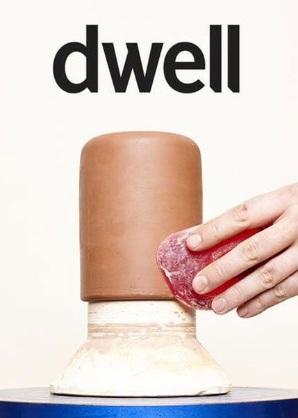 Dwell Magazine Logo with East Fork Pottery Mug