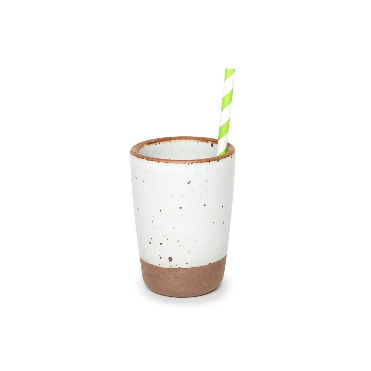Juice Cup in Eggshell with straw