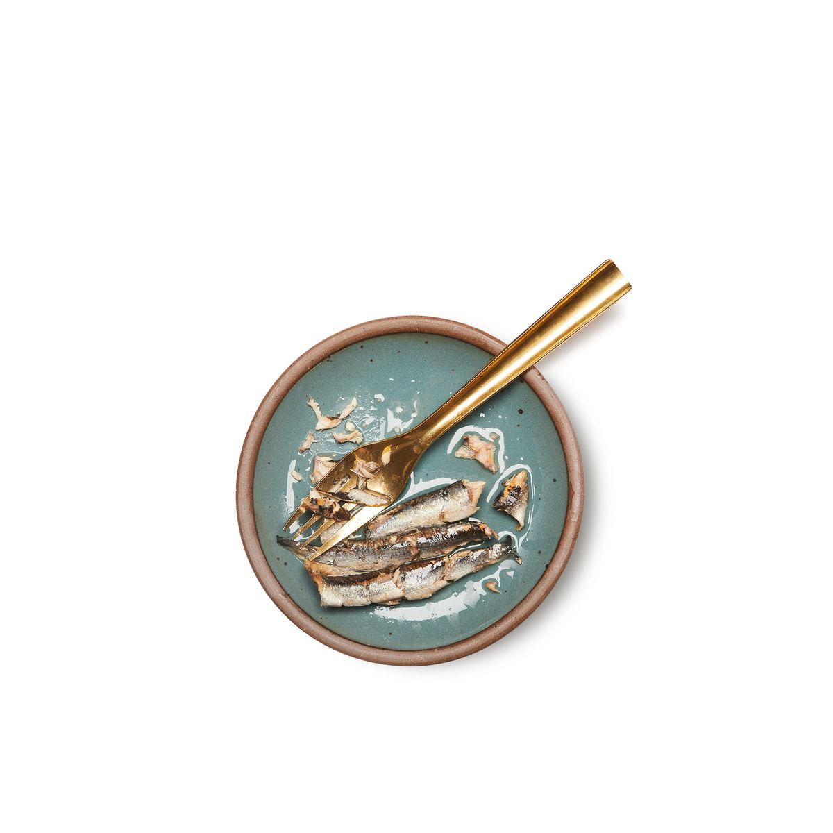 Cake Plate in Secret Beach with fish and a fork