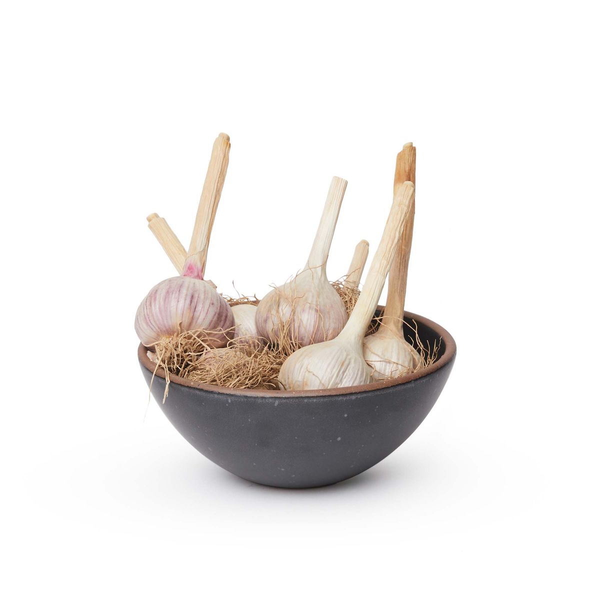 Black Mountain Soup Bowl filled with garlic