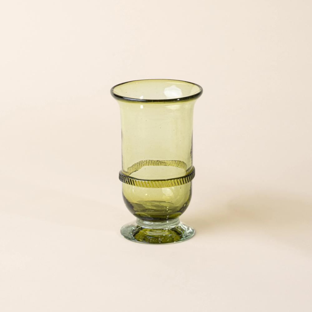 Banded Glass Vase - Tall