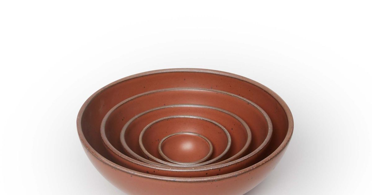 Vintage Pottery Bowl Cream and Brown Bowl Bread Bowl Stoneware Bowl Mixing  Bowl Oxford Pottery Mixing Bowl Fruit Bowl B35 