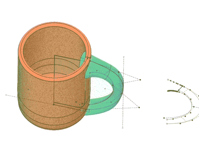 CAD Rendering of Big Mug