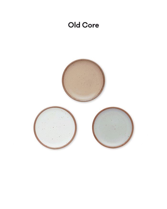 Gif of Old Core Plates (Gray, white, brown) then Current Core (White, Cream, Brown, Burnt Red), then New Core (Black, Blue, White, Cream, Brown, Burnt Red)