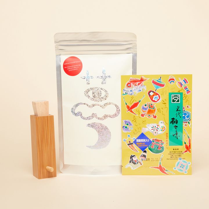 Dashi, Bamboo Spice Holder, and Yuzu Shichimi