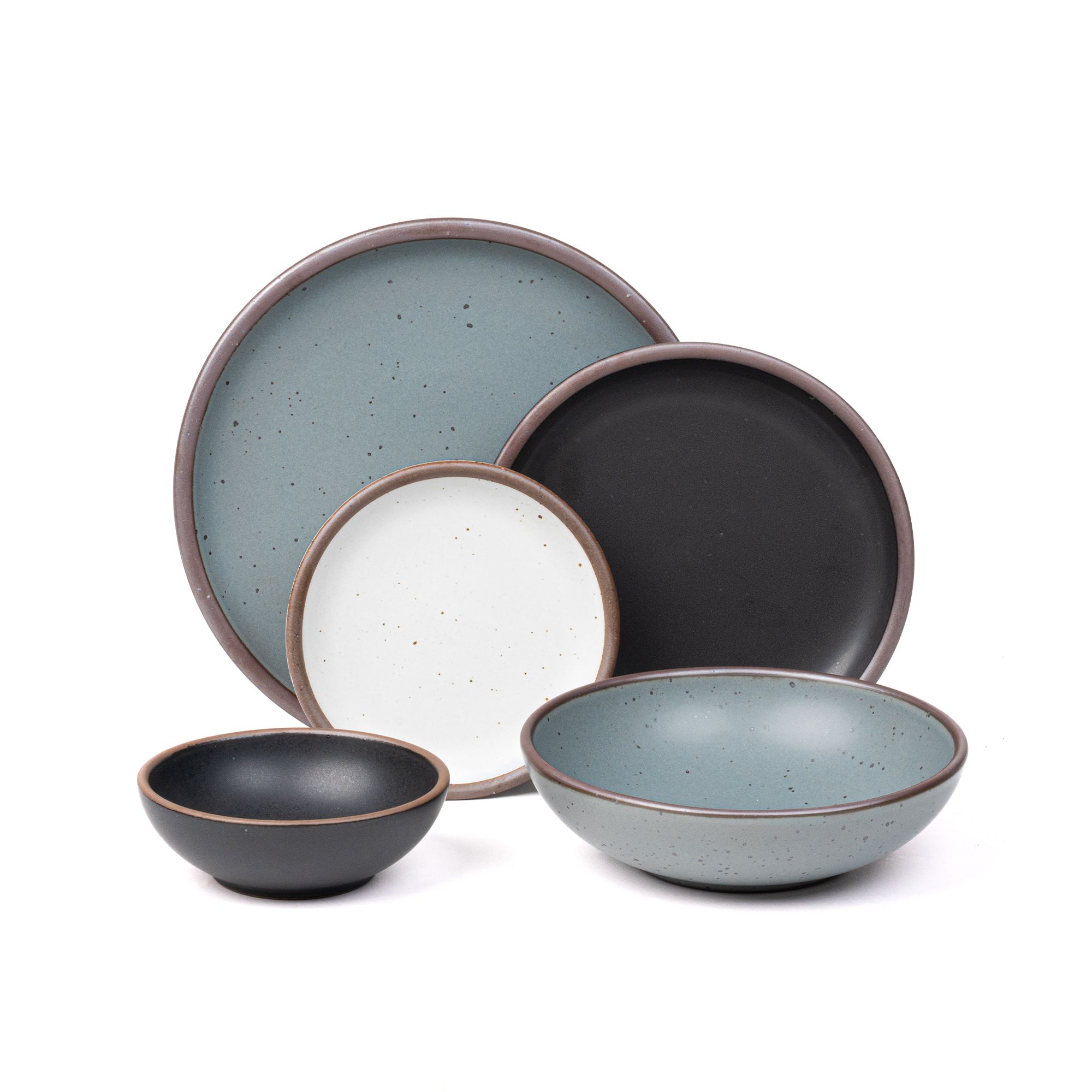 Shallow Dinner Set - Classic Warm