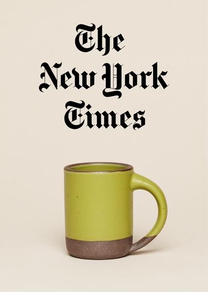 The New York Times Logo with Celery East Fork Mug