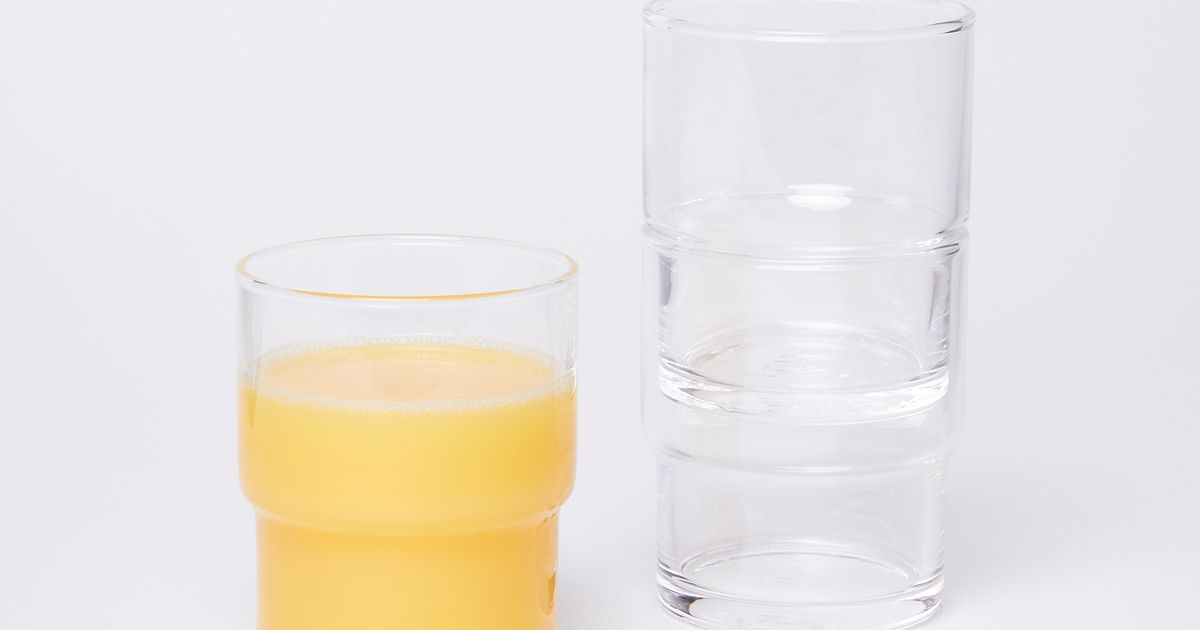 Stackable Everyday Glasses by Toyo-Sasaki Glass