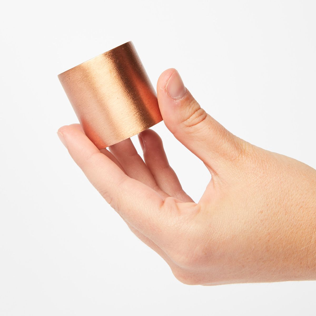 Copper napkin ring