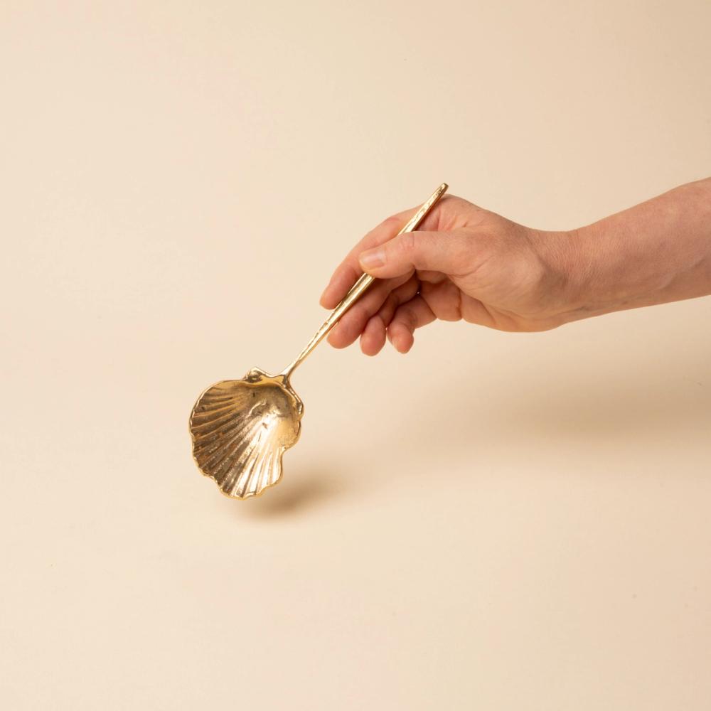 Brass Shell Spoons