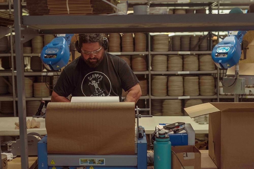 East Fork Pottery Being Packaged at Factory For Shipment