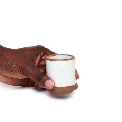 Hand holding Toddler Cup in Eggshell