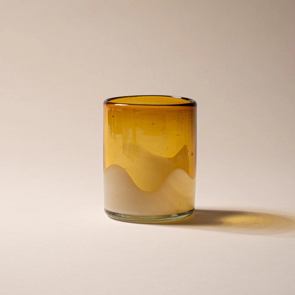 Set of 4 - Wave Recycled Glassware